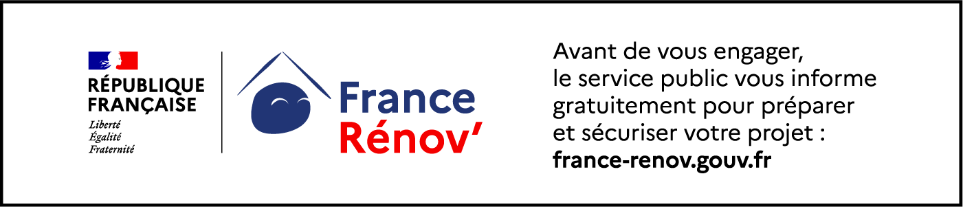 Bandeau France Rénov_ Website_1400x300px Avant de vous engager, le service public vous informe gratuitement pour préparer et sécuriser votre projet : france-renov.gouv.fr